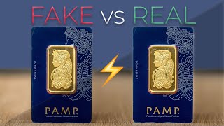 5+ Ways to Spot a FAKE vs REAL Gold Bar (PAMP Edition)