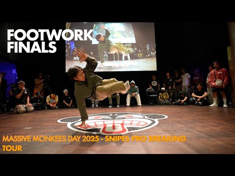 Tombo Vs Jey - Footwork Finals - Massive Monkees Day 2025- Snipes Pro Breaking Tour