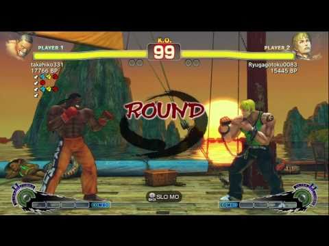 Akimo [DeeJay] vs Ryugagotoko [Cody] SSF4 Japanese Online Ranked Matches - TRUE-HD
