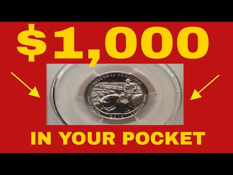 $1,000 QUARTER IN  YOUR POCKET CHANGE. VALUABLE QUARTERS TO LOOK FOR!
