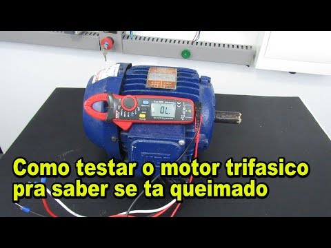 Como testar o motor trifasico para saber se ta queimado