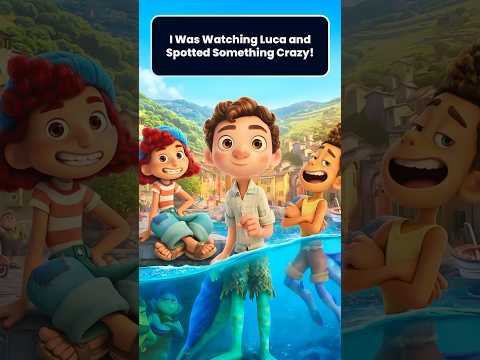 Hidden Detail in Luca You Probably Missed! #shorts #disney #luca