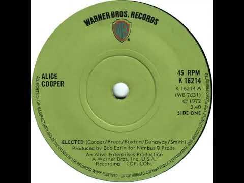 UK New Entry 1972 (194) Alice Cooper - Elected