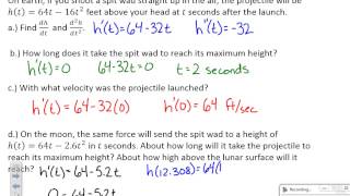 AP Calc BC: Section 3.3B Applying rules for differentiation