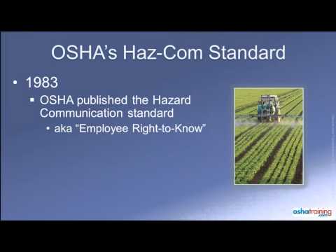 Free OSHA Training Tutorial - Understanding GHS Safety Data Sheets