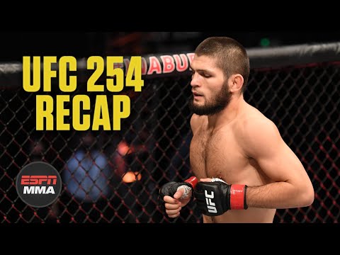 UFC 254 recap: Khabib Nurmagomedov retires after beating Justin Gaethje | ESPN MMA