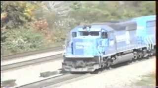 preview picture of video 'CONRAIL TRAINS AT LILLY PA'
