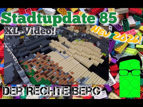 LEGO Stadtupdate #85 | Bau einer Legostadt Teil 86 | DER RECHTE BERG | Übergang zum Berg