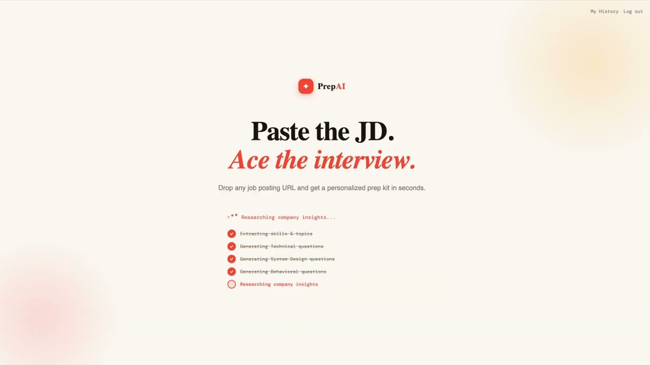PrepAI Demo