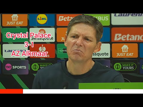 WE SHOWED THEM! WERE DANGEROUS! OLIVER GLASNER | CRYSTAL PALACE 3-1 AZ ALKMAAR