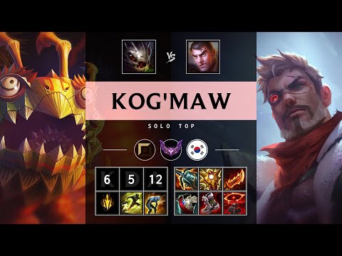 Kog'Maw Top vs Jayce - KR Master Patch 25.14