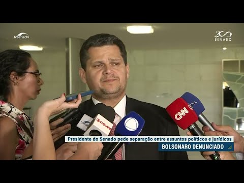 Denúncia da PGR é assunto do Judiciário, diz Davi