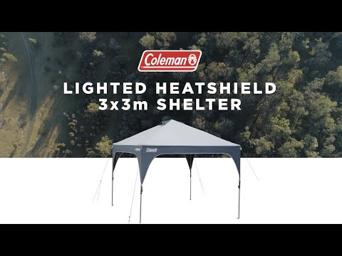 Coleman Lighted Heat Shield 3 x 3m Shelter