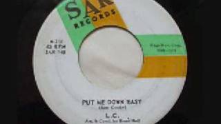 LC Cooke - Put Me Down Easy - SAR