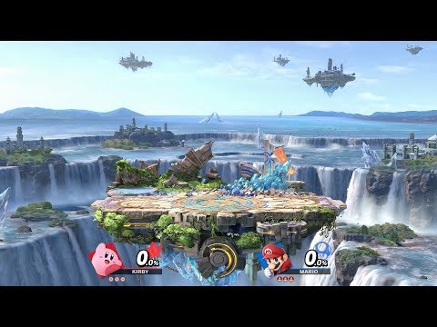 Battlefield Stage View with Ambience - Super Smash Bros Ultimate