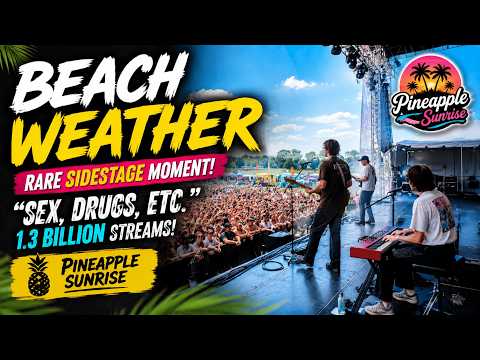 Thumbnail for Beach Weather | Rare Sidestage Moment | "Sex, Drugs, Etc." | 1.3 Billion Streams | Pineapple Sunrise by Sleeping with Sirens, R.E.M., Sine, T.O.K., Nick Santino, Red Hot Chili Peppers, Fall Out Boy, Music industry, Pierce the Veil, NME, Music festival, Y&T