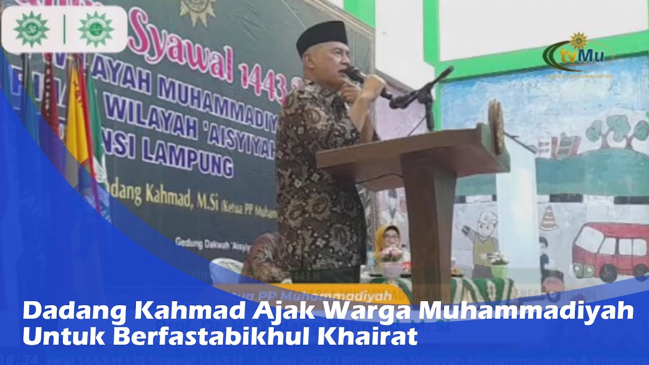 Dadang Kahmad Ajak Warga Muhammadiyah Selalu Berfastabikhul Khairat