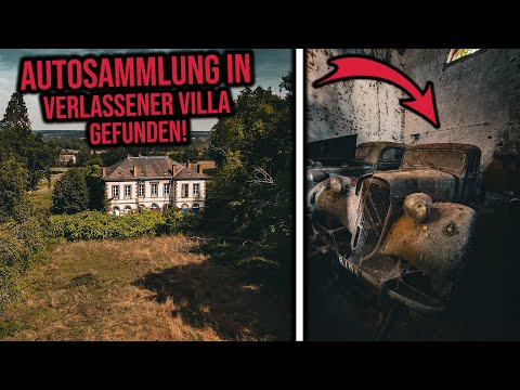 Abandoned multimillion dollar villa with car collection found! - Incredible find | France