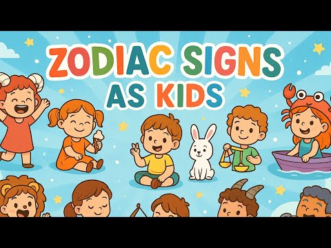 Zodiac Signs As Kids #zodiacsigns #astrology #funnykidsvideo