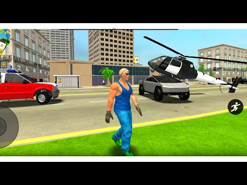 Helicopter and Tesla cyber truck Open World Simulator.Go To Town 6 Gameplay