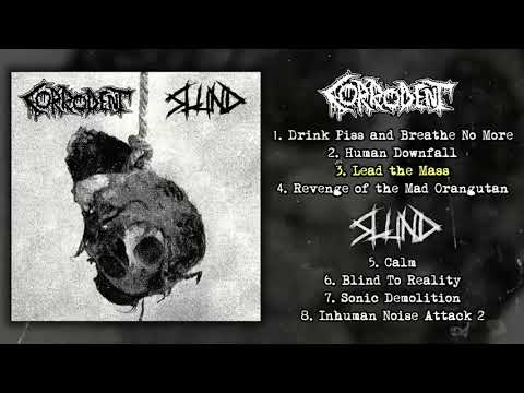 Corrodent / Slund - split MC/CD FULL ALBUM (2021 - Grindcore / Sludgecore)
