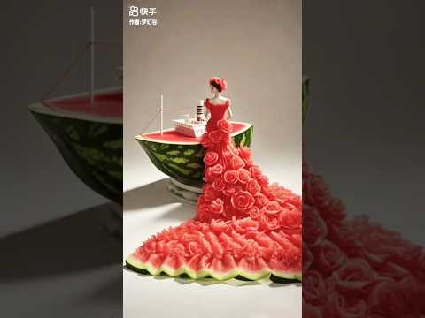 watermelon hacks? unique watermelon hot! how to make watermelon  ultimate design heart#sharinabeagum