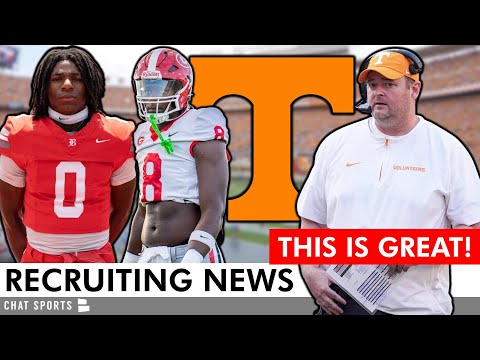 Tennessee Football Just Got A BUNCH Of GREAT Recruiting News Before Tennessee vs. Oklahoma