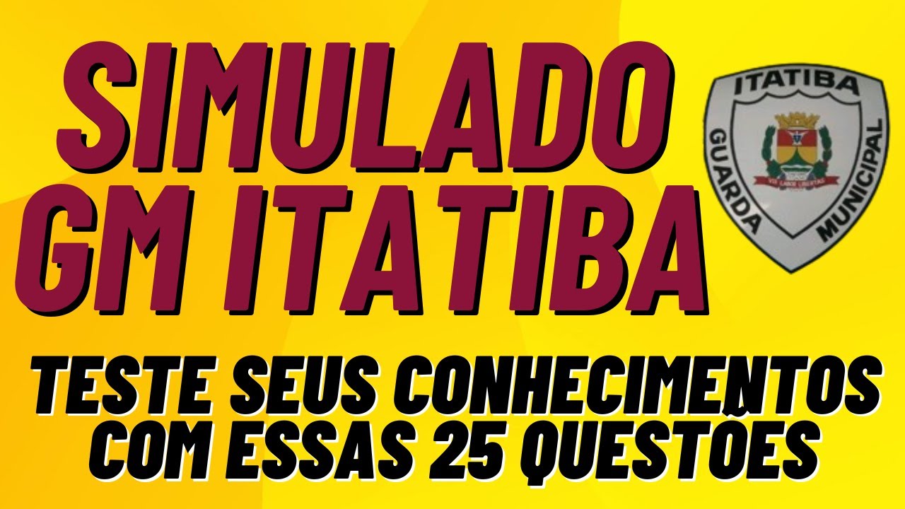 Complete GM Itatiba simulation / specific content / Commented questions