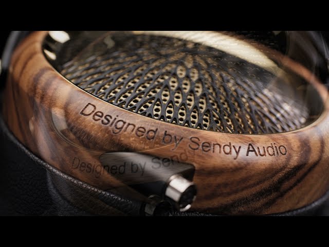 Video Teaser für Sendy Audio planar magnetic wood headphone Peacock - a hand-made luxurious product