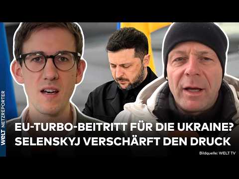 PUTINS KRIEG: Selenskyj macht Druck! Wird die Ukraine im Turbo-Verfahren in die EU aufgenommen?