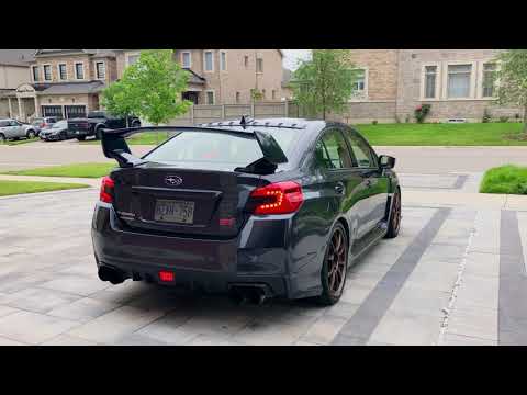 2019 STI exhaust start up, Invidia R400