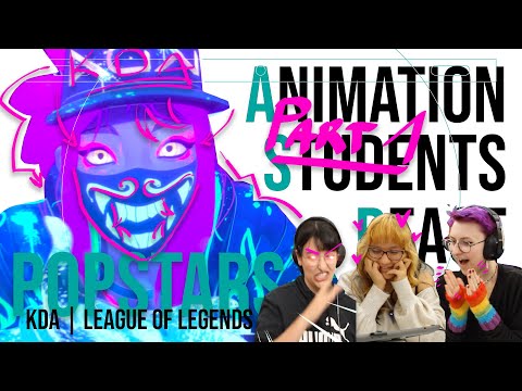 Animation Students React to: K/DA - POP/STARS  | League of Legends