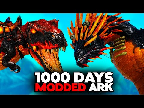 I Survived 1000 Days in Modded ARK | SUPERCUT
