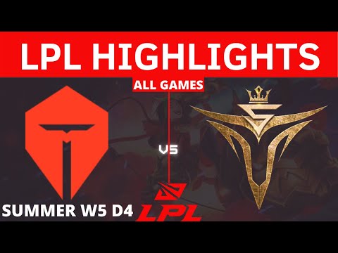 TES vs. V5 | All Games HIGHLIGHTS - W5 D4 | LPL Summer Split 2021 | TOP ESPORTS VS VICTORY FIVE