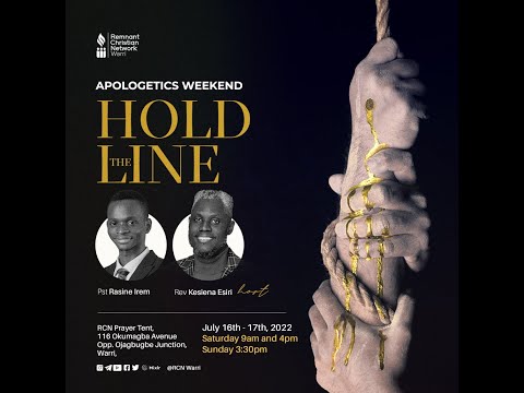 APOLOGETICS WEEKEND || WHY JESUS || DAY 1 EVENING SESSION || PASTOR RASINE IREM.