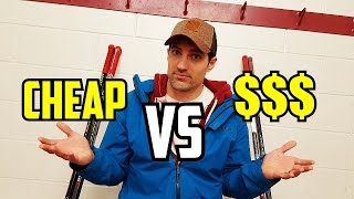 Cheap hockey sticks VS Expensive sticks