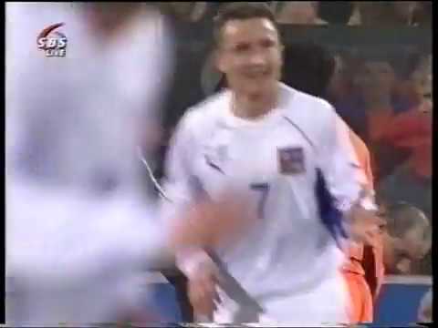 2004 UEFA Euro (Qualifier) - Netherlands vs Czech Republic. Full Match (part 2 of 4).