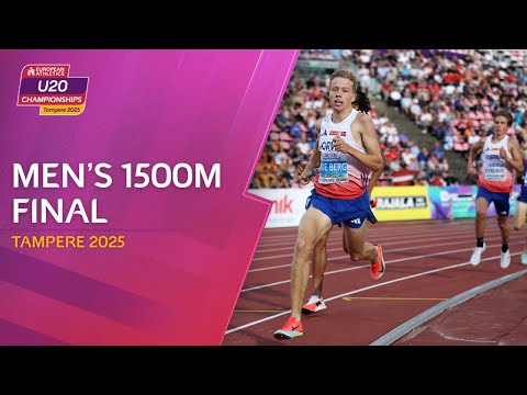 Norwegian distance PHENOM! 💫 Men's 1500m final replay | Tampere 2025