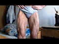 Hairy Legs Flexing || BIG Quads