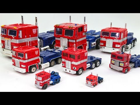 Transformers G1 Masterpiece Optimus Prime Convoy 8 Truck Vehicle Car Robot Toys