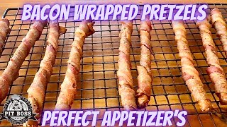 Pit Boss Recipes | bacon wrapped pretzels on pellet grills | pit boss pro series 1150