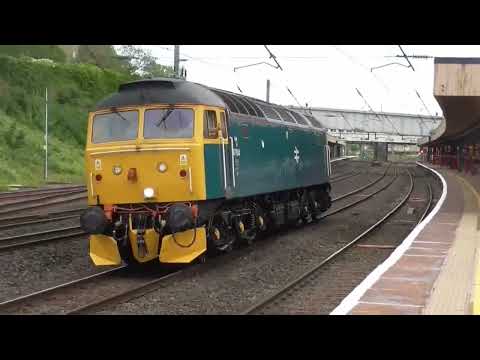 47614/47593 with 47501 on the rear, 1z84 Fort William - Crewe , 3 peaks Charter, Sat. 11th June 2022