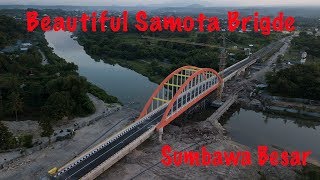 preview picture of video 'Jembatan Samota Sumbawa | Drone DJI Mavic Pro 4K Shot'