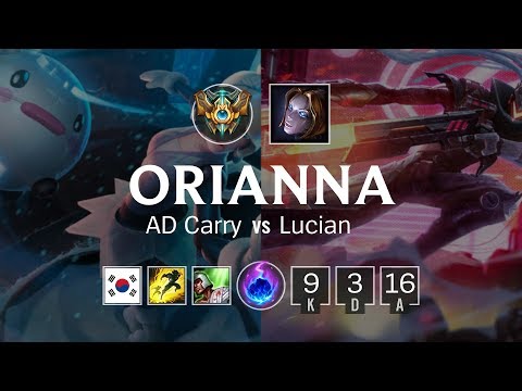 Orianna Bot vs Lucian - KR Challenger Patch 8.20