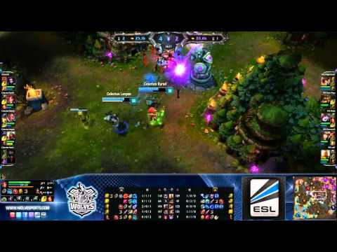 WolveSports.com - League of Legends - ESL Go4LoL 105 - Vs. Riot Servers OP1