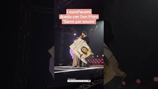 Laura Pausini duetta con Don Piero &quot;Servo per amore&quot;