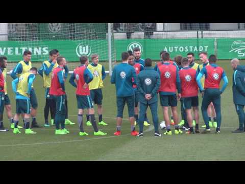 VfL Wolfsburg: Das erste Training von Andries Jonker 27.02.2017