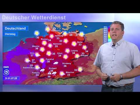 01.07.2025 Hitzeinformation-Deutscher Wetterdienst (DWD)