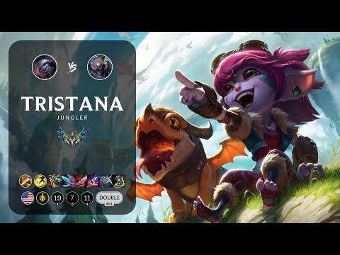 Tristana Jungle vs Diana - NA Challenger Patch 13.15