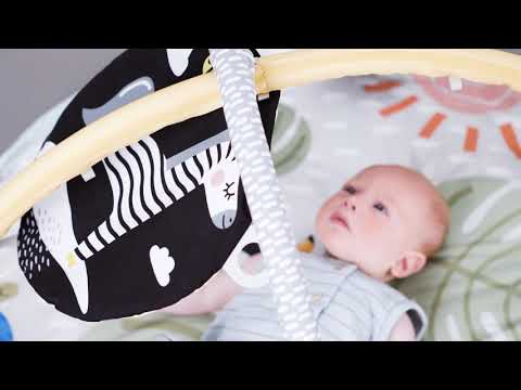 Развивающий музыкальный коврик с дугами коллекции Taf Toys "Саванна" - Приключения на 360°